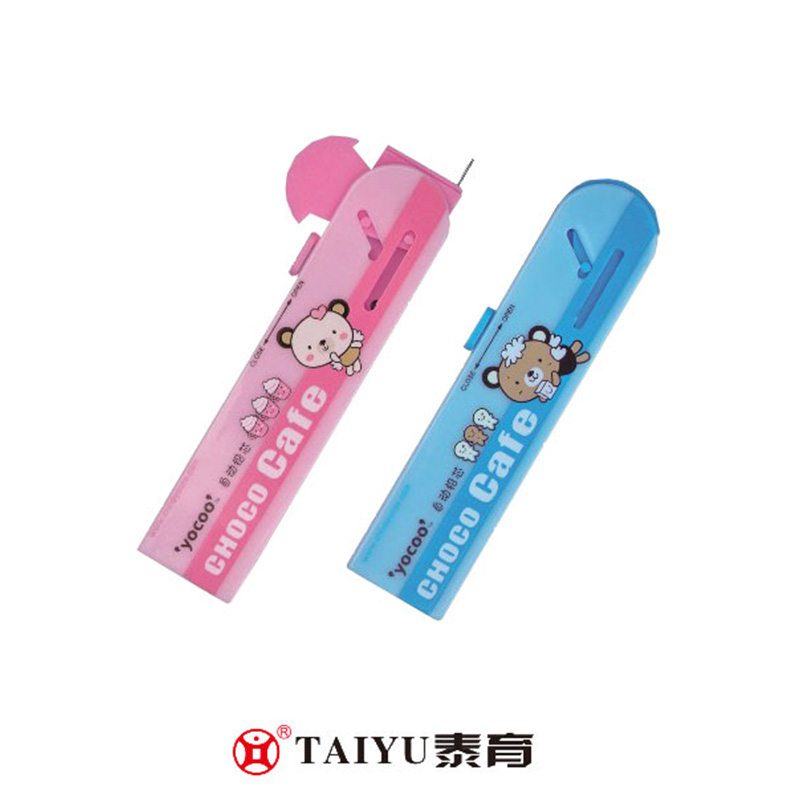 Studenten gebruiken etui met cartoon printpatroon etui L-02