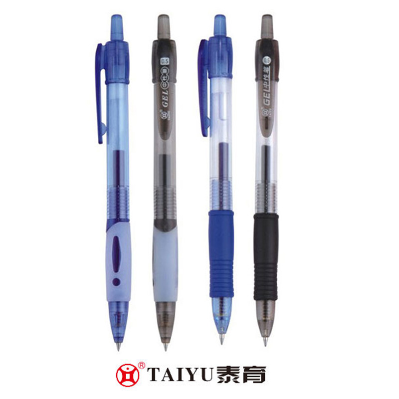 Rolbalpen voor kantoorgebruik met blauw en zwart klassiek kleurensysteem Roll Ball Pen 988